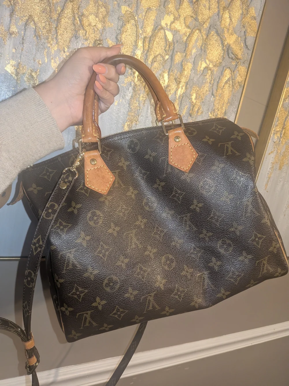Louis Vuitton Monogram Speedy 30 With Free Adjustable Strap - Picture 1 of 17